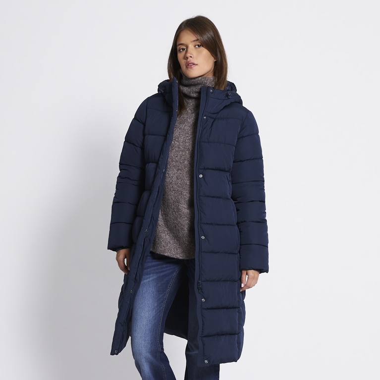 Long puffer jacket "Penny" Dark Blue